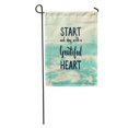 thumbnail image 1 of JSDART Start Each Day Grateful Heart Hand Lettering Inspiration and Motivation Garden Flag Decorative Flag House Banner 12x18 inch, 1 of 2