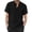 Black, variant on Mens T Shirts Solid Stand Plus Size Short Sleeve School Outfits for Teachers,Grey,L