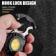 thumbnail image 3 of Lámpara De Camping COB LED linterna llavero abridor de botellas Camping bolsillo Clip lámpara negro 2 piezas Likrtyny Para estrenar, 3 of 4