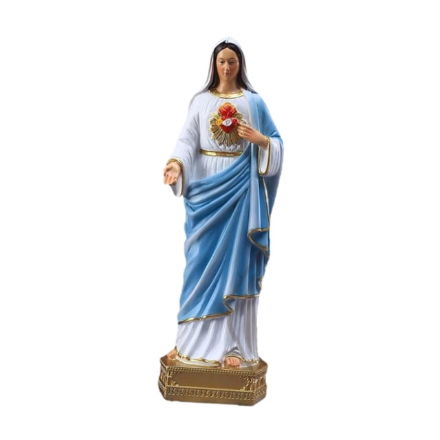 Estatua de Madre María, adorno de resina, recuerdos de fiesta, figura de personaje occidental, escultura de escritorio para regalo de condole