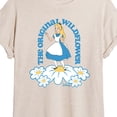 thumbnail image 3 of Disney - Alice In Wonderland - The Original Wildflower - Juniors Ideal Flowy Muscle T-Shirt, 3 of 5