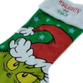 thumbnail image 2 of 20 Inch Grinch Stocking, Velvet, Green, by Ruz, 2 of 4