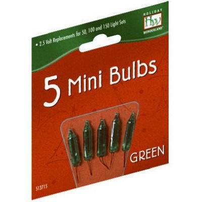 

Noma Inliten 1115-7-88 2. 5V Replacement Bulbs Green