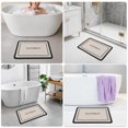 thumbnail image 5 of Unique Bargains 1 Pc Bath Mat Super Absorbent Bathroom Mat Rug Beige, 5 of 6