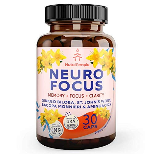 Buy Brain Booster Supplement Fast Absorption Nootropics for Focus