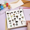 thumbnail image 4 of 2 Sheets Mushroom Clear Silicone Stamps Plant Leaves Reusable Vintage Transparent Rubber Seal Stamps for DIY Craft Scrapbooking Journaling Card Making Decoration Supplies, 4 of 9