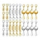 thumbnail image 1 of 24 Piezas de 3 Estilos Cierres y MagnéTicos para Collares, Conector MagnéTico, Extensor Bloqueo FabricacióN Joyas, 1 of 5