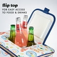 thumbnail image 5 of Fit & Fresh, 24-Can Soft Sided Insulated Cooler Bag, Leak Proof, Portable, Travel, Al Fresco, 5 of 8