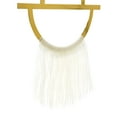 thumbnail image 4 of Creative Co-Op Geometric Metal Wall Hanging with Tassel, Gold, 4 of 4