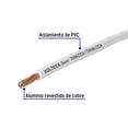 thumbnail image 2 of Rollo de 100 metros de cable THW TRUPER CCA 12 AWG blanco, 2 of 3