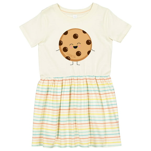 Inktastic Cute Kawaii Cookie Girls Toddler Dress