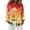 Red, variant on Womens Hawaiian Shirt Long Sleeve Ocean Wave Print Button Down Shirts Summer Beach Vacation Outfits