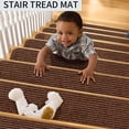 thumbnail image 5 of Non-Slip Indoor Stair Treads for Dogs, and Elderly, 8" x 29" Self-Adhesive Carpet Runner-Like Cushion, Easy to Install and Clean, Includes 1 Mat, 5 of 11