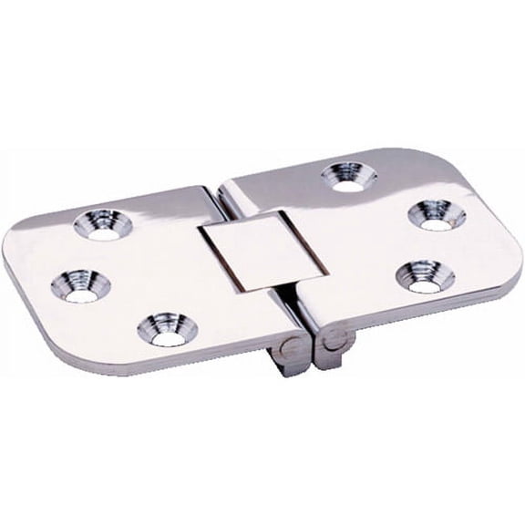 Attwood Square End Flush Hinge Stamped Stainless Steel, 2-3/4" x 1-9/16"