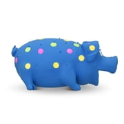 (3 pack) Vibrant Life Pig Dog Toy, Latex, Playful Buddy Pigglesworth, Chew Level 1