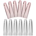 thumbnail image 3 of MOVTOTOP 12pcs Transparent Pencil Caps Plastic Protective Lids for Students Stationery, 3 of 7