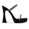 thumbnail image 2 of Nine West Womens Adine 2 Faux Suede Rhinestone Heels, 2 of 5