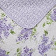 thumbnail image 3 of Laura Ashley Home - Colección Keighley - Juego De Edredón - Ropa De Cama Ligera Reversible 100% Algodón Con Fundas A Juego Prelavadas Para Mayor Suavidad King Lilac, 3 of 9