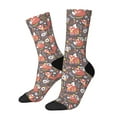 thumbnail image 1 of Fotbe Foxes Calcetas Largas con Estampado para Hombre y Mujer – Calcetas de Compresión Transpirables y Elásticas, Viajar y Uso Diario Talla 5-11, 1 of 6