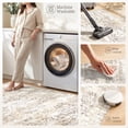 thumbnail image 4 of CHITOOMA 8'x10' Area Rugs, Washable Rugs for Living Room Non-Slip Low Pile Soft Distressed Abstract Rug, Indoor Vintage Neutral Carpet for Bedroom Dining Room Dorm Office, Beige, 4 of 12