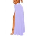 thumbnail image 2 of GingDin Women Beach Sarong Sheer Wrap Skirt Chiffon Swimsuit Cover Up, 2 of 5