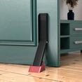 thumbnail image 6 of No Drill Door Stopper - Kickdown Doorstop for Home, Glass Doors, & Outdoors, Easy to Install Doors with Self Adhesive Door Stopper, No Screw Flip Down Portable Door Stopper - Gray, 6 of 7