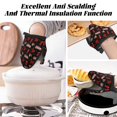 thumbnail image 7 of Disketp Fire Fighting Non-Slip Mini Oven Mitt Set, Short Oven Mitts for Baking Grilling Barbecue Microwave, 5.9"x5.9"in, 7 of 7