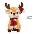 thumbnail image 3 of Super Savings Week karymi Christmas Deer Plush Doll with Scarf Soft Stuffed Animal Toy Festive Holiday Gift for Children Bedroom Decor 9 Inch Christmas Party Favors Best Sellers Hottest Deals, 3 of 6