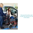 thumbnail image 2 of NOVA Heavy Duty Bariatric Transport Chair with 400 lb. Weight Capacity, 22 Extra-Wide Seat with Locking Hand Brakes, Flip Up Arms for Easy Transfer, Anti-Tippers, 12 Rear Wheels, Color Red, 2 of 10