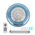 thumbnail image 1 of Simming Pool Light, IP68 Waterproof LED Big Hardness Heat Resistance Remote Control Underwater Light RGB With Screw For Aquarium For Simming Pool 12W-1200LM, 1 of 8