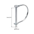thumbnail image 2 of Uxcell Shaft Locking Pin 6mm x 70mm Coupler Pin for Farm Trailers Lawn Garden in Arch 5Pcs, 2 of 5