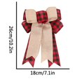 thumbnail image 4 of Christmas Tree Decorations Christmas Bow Ornaments 2pc, 4 of 4