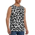 thumbnail image 2 of Pofeuu Similar To Leopard Print Print Men's Muscle T-Shirt, Sleeveless, Muscle Tank, Classic Muscle Tee Top For Men Casual Sleeveless Muscle T-Shirt Trendy Clothes-Medium, 2 of 7