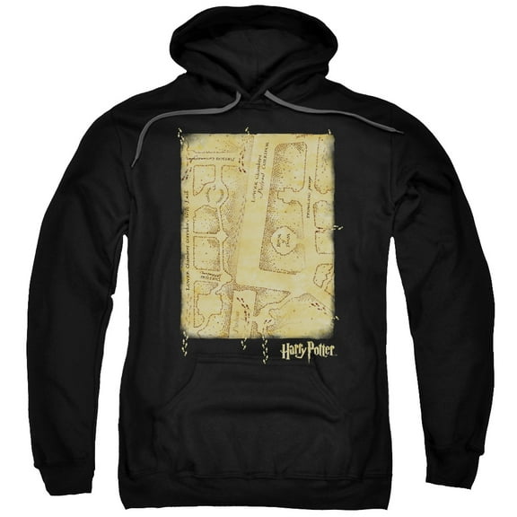 Harry Potter - Marauders Map Interior - Pull-Over Hoodie - XXX-Large