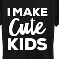 thumbnail image 3 of Instant Message - I Make Cute Kids Short Sleeve Graphic T-Shirt, 3 of 6
