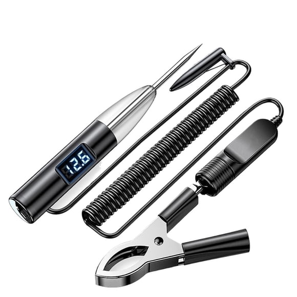Car Trunk Voltage Electrical Circuit Tester Pen LED Digital Display Power Probe Detector Repair ,Versatile