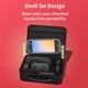 thumbnail image 3 of Estuche de viaje rígido portátil para Nintendo Switch 2 con 18 ranuras para tarjetas de juego, bolsa impermeable con protección total para accesorios de juego, 3 of 9