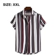 thumbnail image 2 of Camisas a rayas para hombre de Floerns Camisas casuales de manga corta con botones, 2 of 8