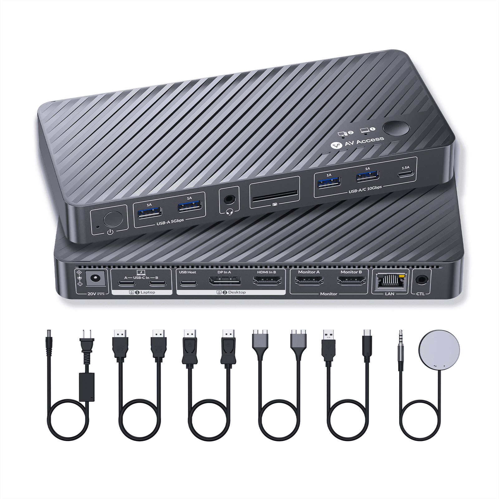 iDock M10(1 MacBook + 1 Desktop)
