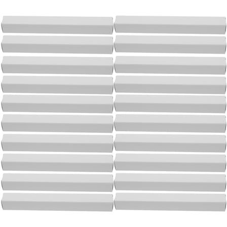 OUNONA White Cardboard Fan Storage Box for Small Hand Fans with Simple Design and Portable Convenience 20 Pieces