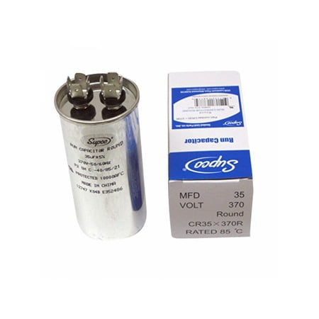 CR35X370R Supco Air Conditioner 370V Round Run Capacitor ...