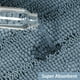 thumbnail image 4 of Bathroom Rug Extra Long Bathroom Rug Blue Chenille Bathroom Rug Non-slip Furry Bathroom Mat Furry Shower Mat, Soft and Comfortable, Super Absorbent, Washable Rug, 47 x 17 Inch, Gray Blue, 4 of 4