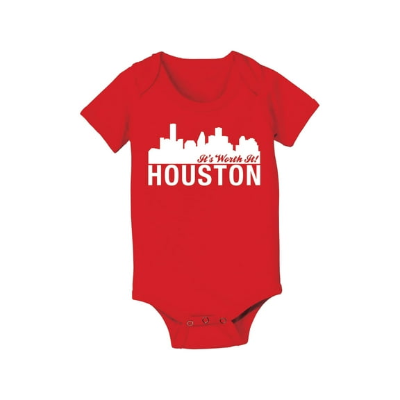 Instant Message - Houston City Skyline - Infant One Piece