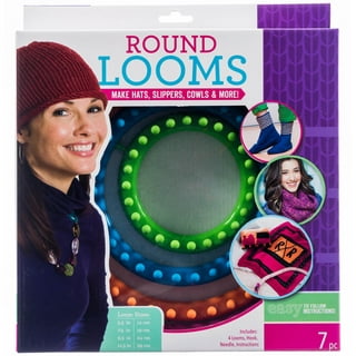 Beaded Hat and Cowl, Loom Knitting Kit