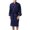 Navy, variant on SEMIMAY Lovers Bathrobe Soft Cotton Bathrobe Hot Spring Robe