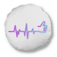 thumbnail image 1 of Gesture Line Gradual Encouragement Round Throw Pillow Home Decoration Cushion, 1 of 3