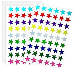 Kenkio 3500 Count Star Stickers Gold Silver Self-Adhesive Stickers Stars