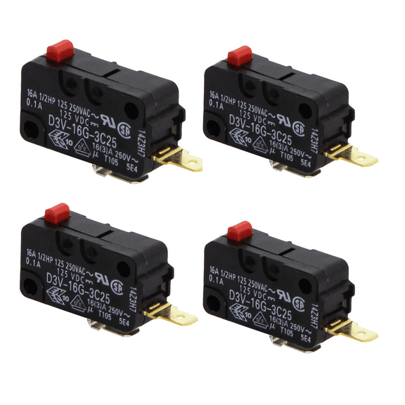 Scaroo WB24X829 Microwave Door Switch Compatible with GE WB24X0368 4-Pack