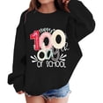 thumbnail image 6 of Ruyang The 100th Day Of School Sweatshirts Girls Cute Graphic Preppy Pullover Sweatshirt Oversized Back To 𝐒chool Shirt, 6 of 7