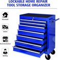 thumbnail image 2 of DSstyles Tool Chests, 7-Drawer Rolling Tool Storage Cabinet with Detachable Tray, Multi-Functional Handles, Adjustable Shelves, Secure Locking System, Heavy-Duty Wheels, Ideal for Garage, Workshop, 2 of 6
